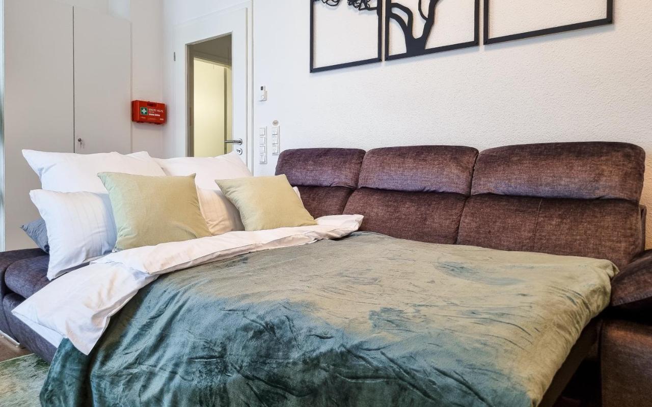 Wiluka Penthouse Mit Grosser Dachterasse Nachhaltig Eingerichtet Netflix 拉恩河畔林堡 外观 照片